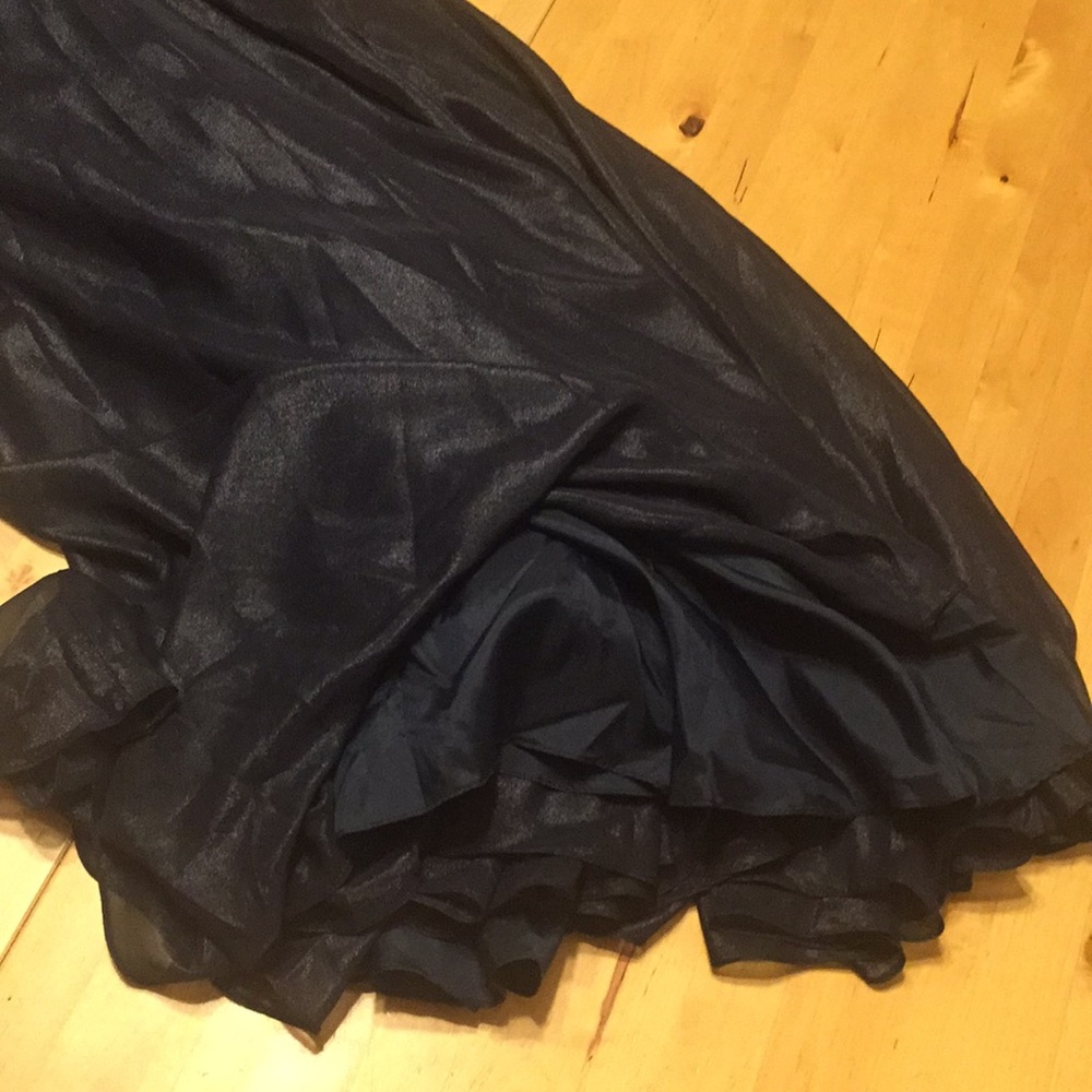 JS COLLECTIONS ๐ FORMAL DRESS ๐ SHIMMERY NAVY - Picture 12 of 14